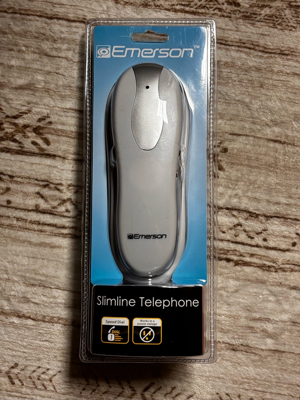 Emerson Slimline Telephone EM2116WH NEW NIP
